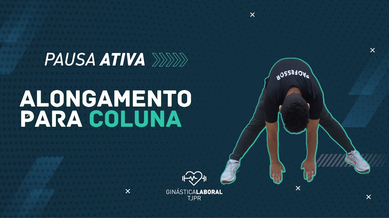 Ginástica Laboral - 13/07 - Alongamento para Coluna! - Pausa Ativa