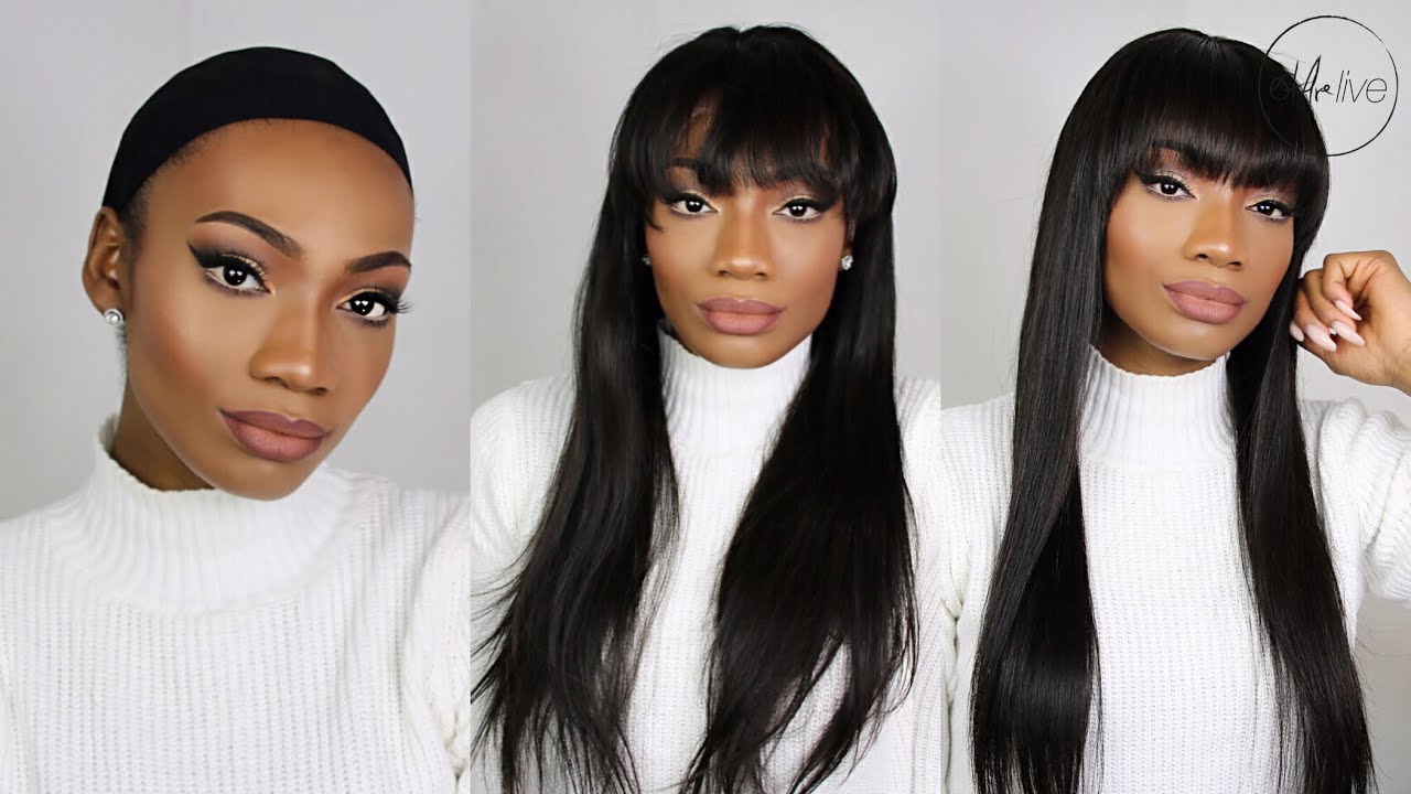 HAIR | MYFIRSTWIG • UNBOXING, PREP & STYLE!! [FULL FRINGE BANGS WIG]