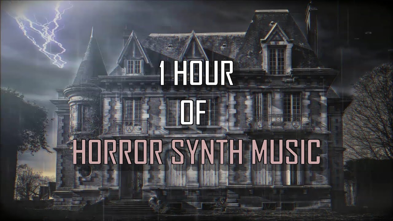 1 Hour HORROR SYNTH MUSIC MIX - Dark Synthwave, new 80s horror music For Writing and Drawing