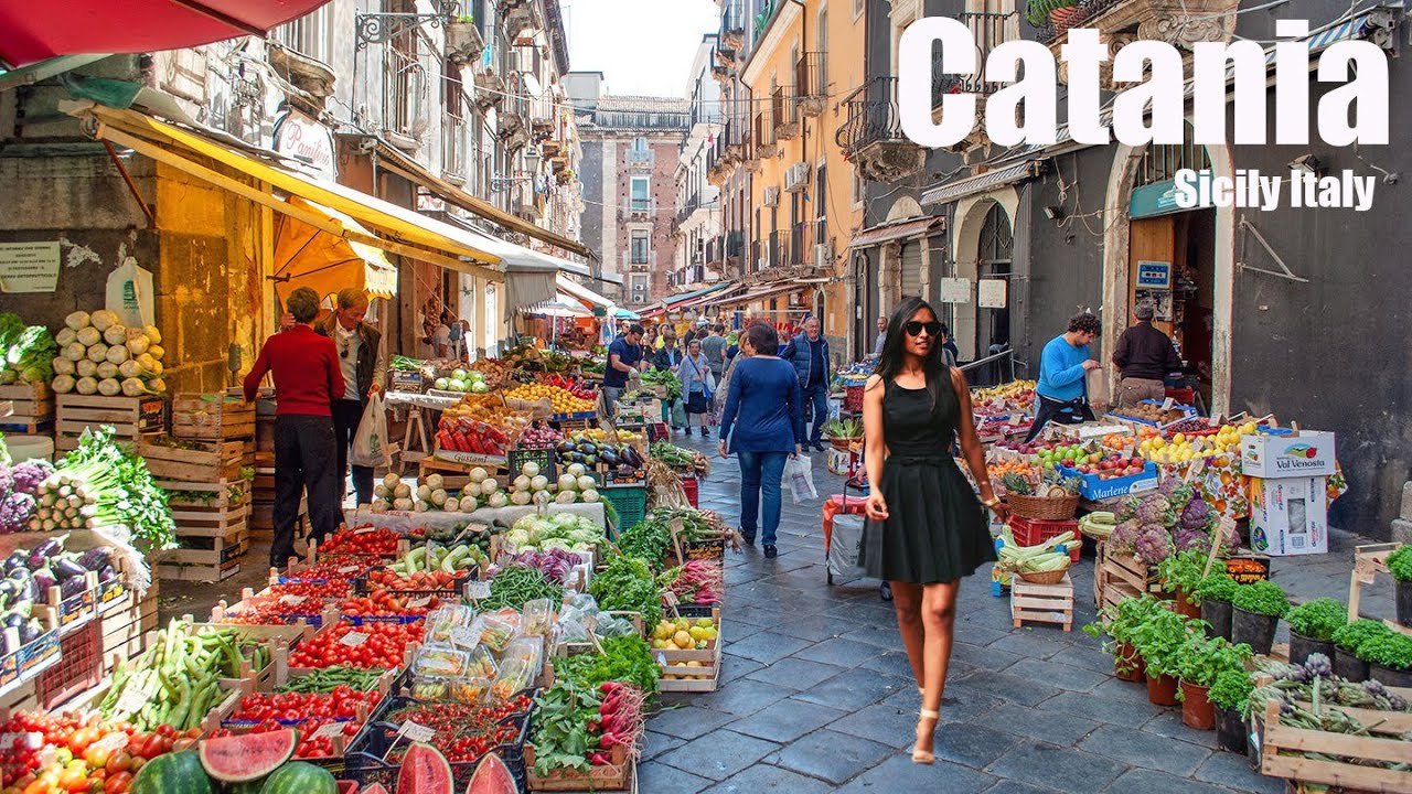 Catania Sicily Italy 🇮🇹 4K HDR Walking Tour Sicilia Italia