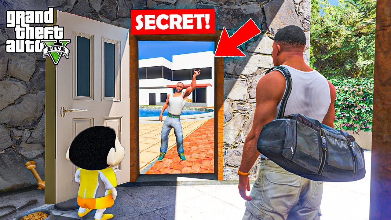 Franklin&rsquo;s SHOCKING House Secret Exposed to Shinchan in GTA 5!