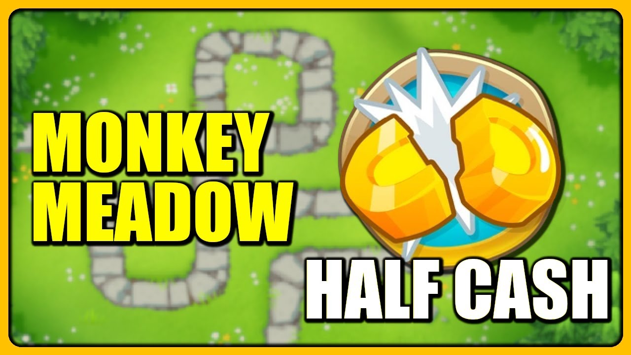 How to Beat Monkey Meadow HALF CASH (With Quincy, no Monkey Knowledge) | BTD6