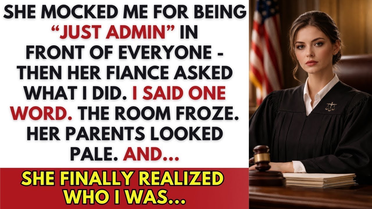 My Sister Mocked Me In Front Of Everyone — Then Her Fiancé Froze And Said, “You’re The Judge ”