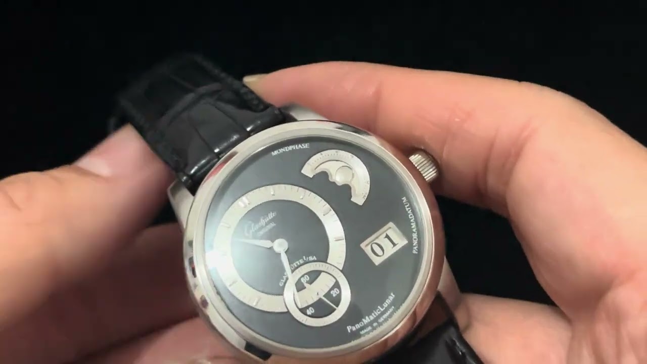 限量200隻鉑金 今天隨時比 黃金還便宜 個人覺得最好睇的GO PT950 glashutte original panomaticlunar