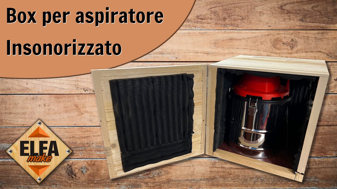 Box insonorizzato aspiratore CNC da scarti di legno (abete e compensato pioppo) - Fai da te