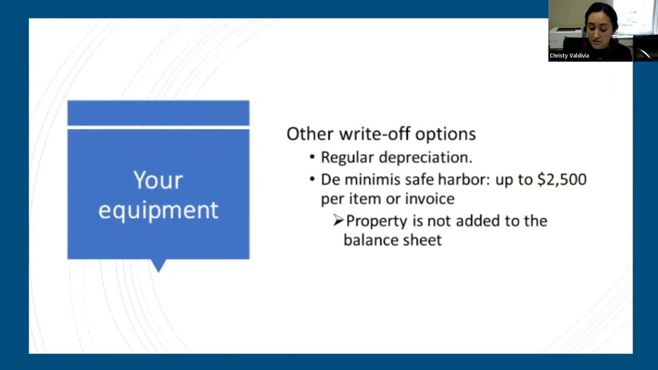 Small Business Series: Year-End Tax Planning 2021