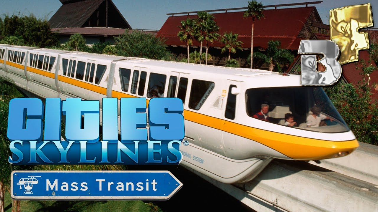 Cities Skylines 🚝🚝 Monorail | Mass Transit Tutorial