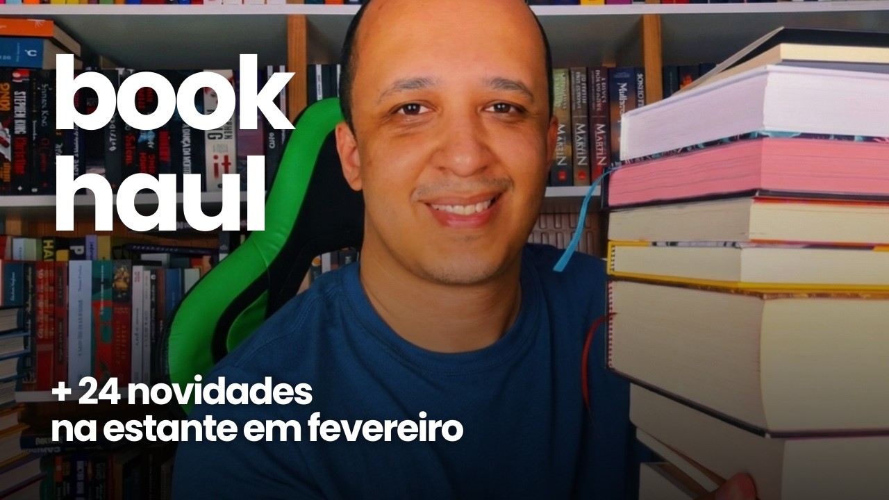 Book Haul: + 24 novidades na minha estante em fevereiro (2026) | Recomendo Ler