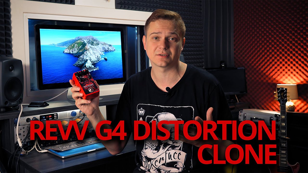 Red Dragon Distortion Pedal (Revv 4 Clone) Demo