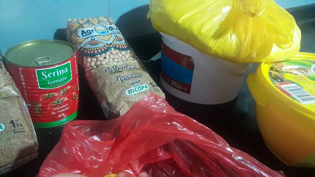  #بعض مشتريات  جانفي #كرطونة-رمضان#بيت لخزين #كرطونة-رمضان  بغيت نطل عليكم انا لله وانا اليه راجعون 