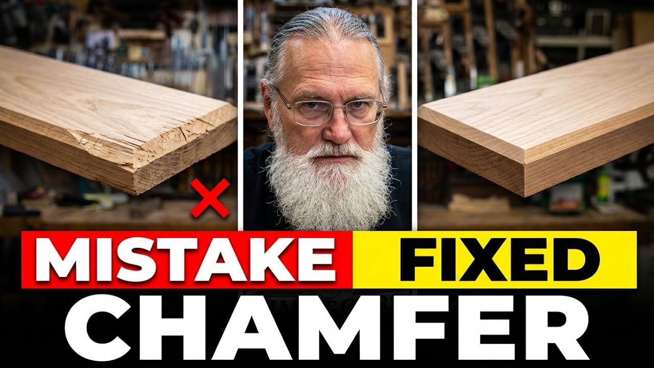 Japanese Chamfer Plane vs Standard Hand Plane vs Router