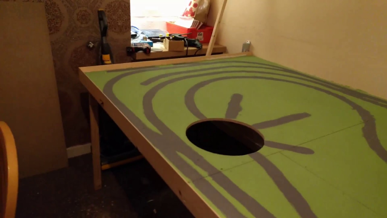 Model railway baseboard, fold down design project part 1