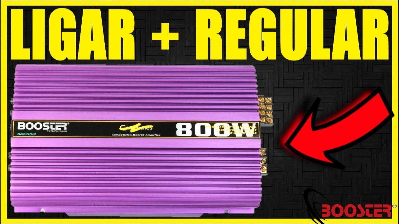 Como instalar e regular módulo BOOSTER BA-610GX 800w #ALANROD