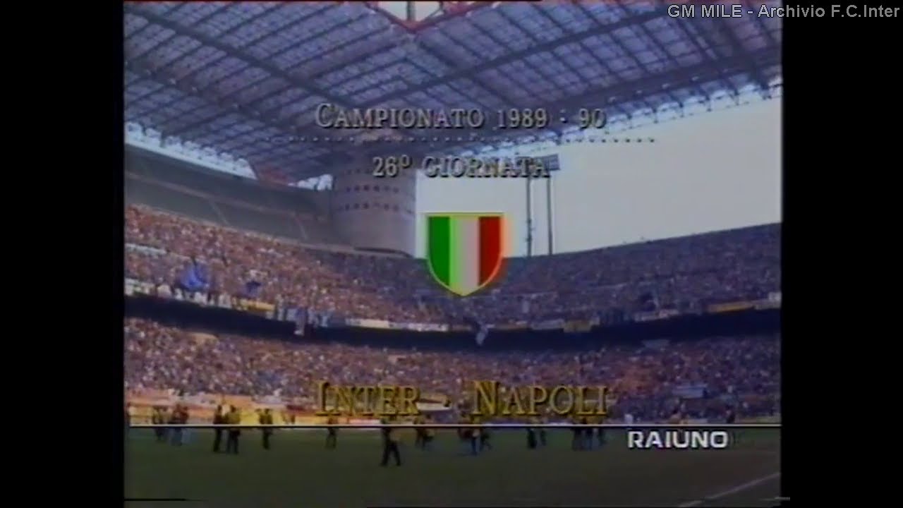 1989-90 (26^ - 25-02-1990) INTER-Napoli 3-1 Sintesi 44 Minuti Rai1