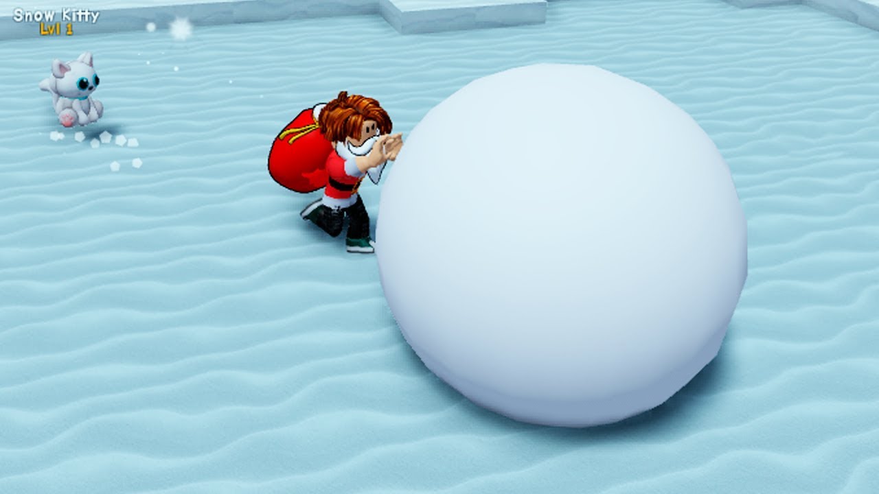 ARMO LA BOLA DE NIEVE MAS GRANDE DEL UNIVERSO! BEBE VITA, MILO Y ADRI ROBLOX SANTA NAVIDAD 2020