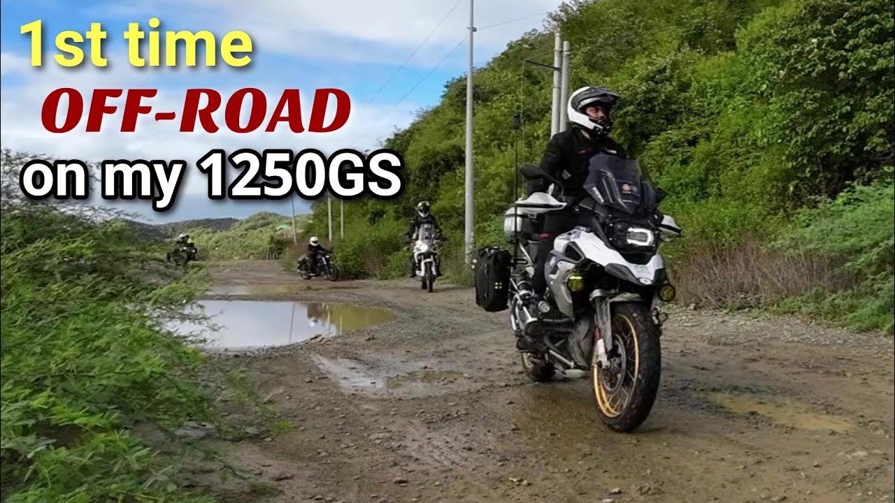 OFF-ROAD in pouring RAIN on my BMW 1250 GS + Can-Am Ryker, Honda Rebel & Africa Twin [Lobo Batangas]