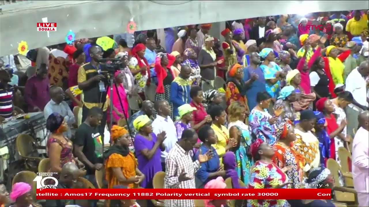 EN DIRECT DE DOUALA - CROISADE  EVANGELIQUE A DOUALA - JOUR 4