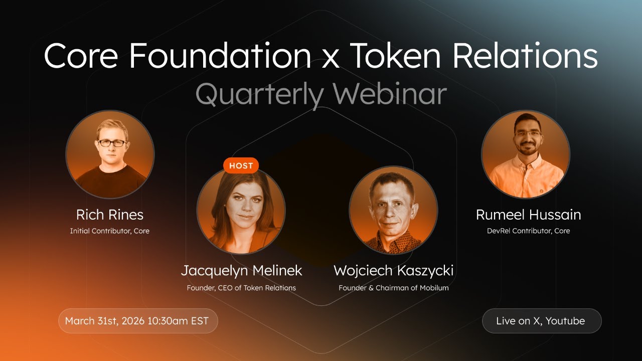 Core Quarterly Webinar w/ Token Relations