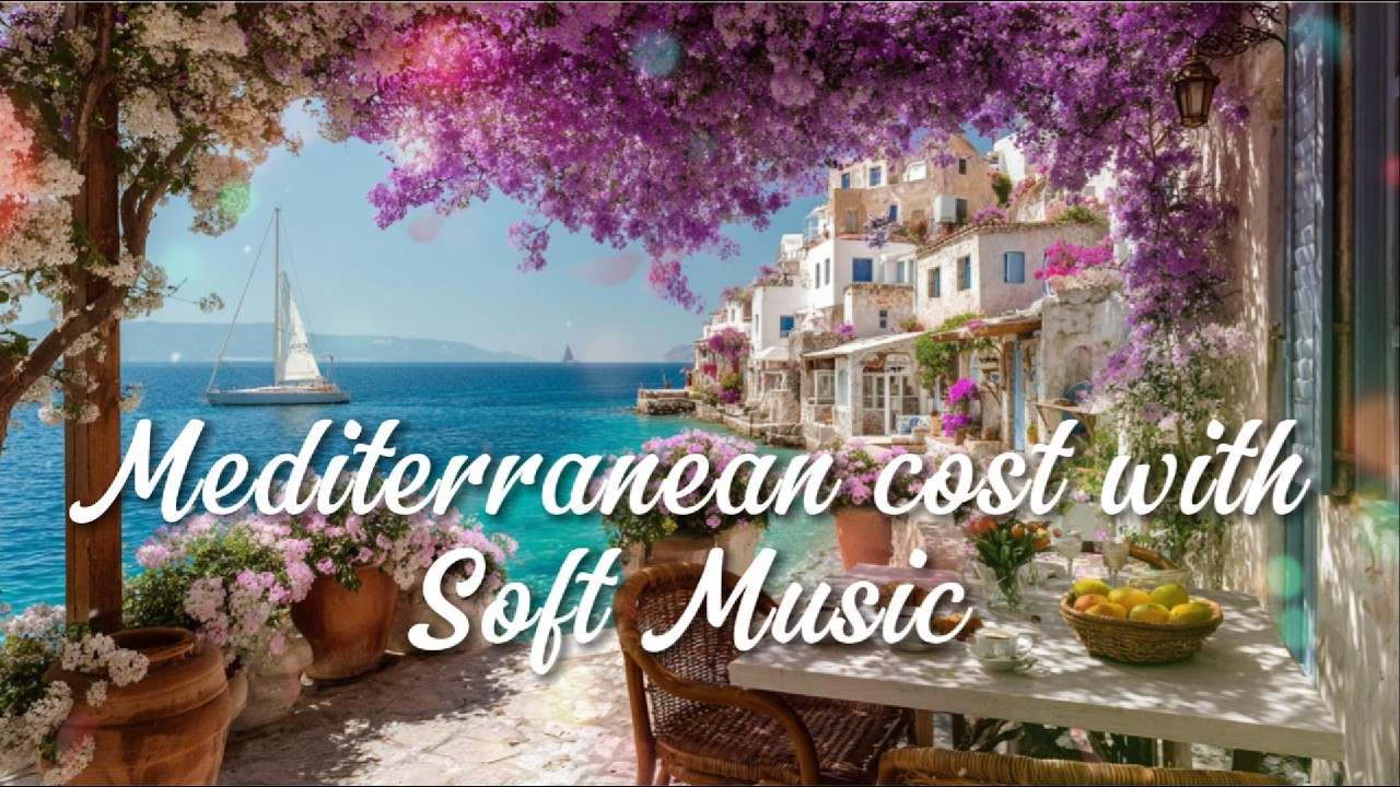 GOOD MORNING WITH SOFT MUSIC AND MEDITERRANEAN BEAUTIFUL VIEW #goodmorning #softjazz #italycost