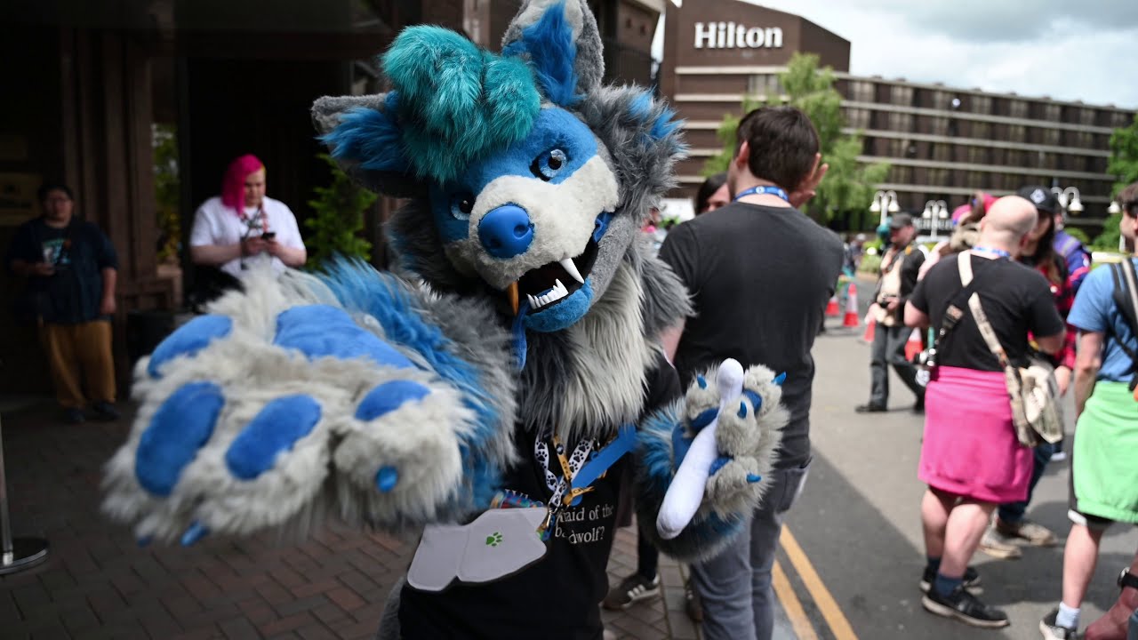 Lobby Fun at Confuzzled 2024 (CFz) #furry #confuzzled