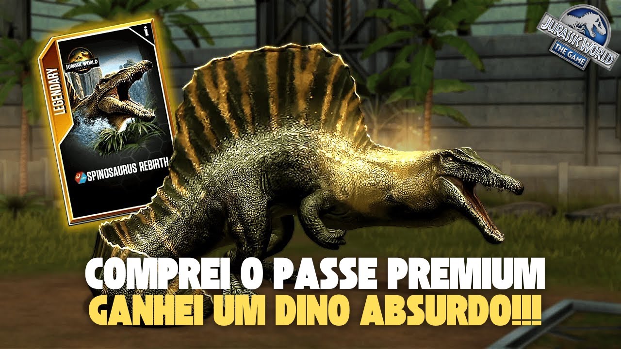 Comprei o Passe Premium e Desbloqueei uma Criatura Épica (Especial 1.000 Inscritos) - Jurassic World
