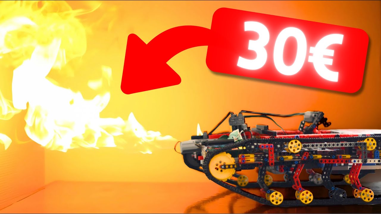 J'ai fabriqu&eacute; un tank LANCE FLAMME ! (Et TU peux AUSSI)