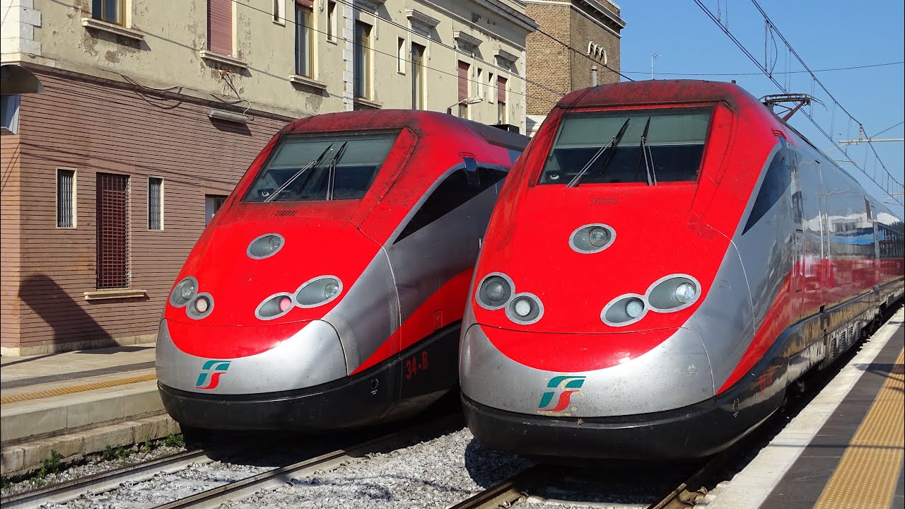 UN POMERIGGIO DI TRAFFICO INTENSO ALLA STAZIONE DI BARLETTA: FRECCE, REGIONALI, MERCI DEVIATI!
