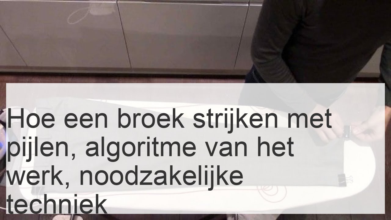 Broek strijken: handige tips