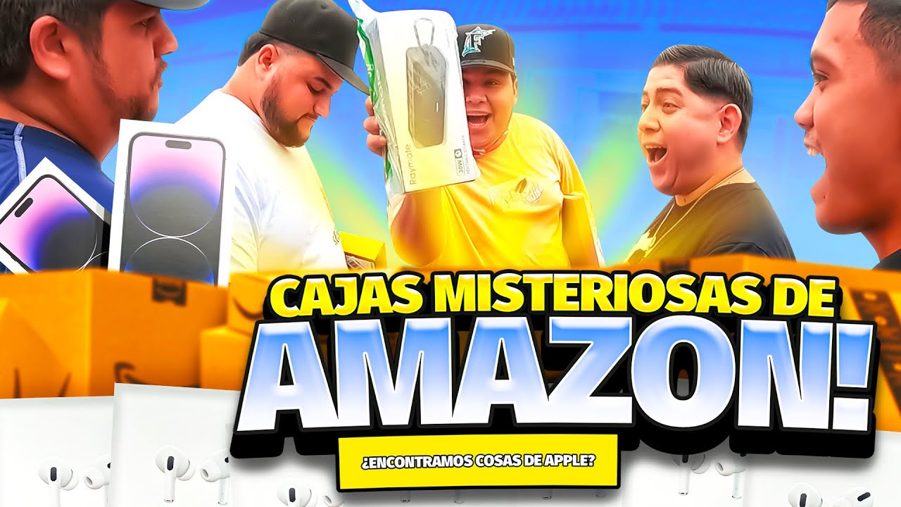 ABRIENDO CAJAS MISTERIOSAS DE AMAZON | AirPods, iPhones, bocinas, y más !