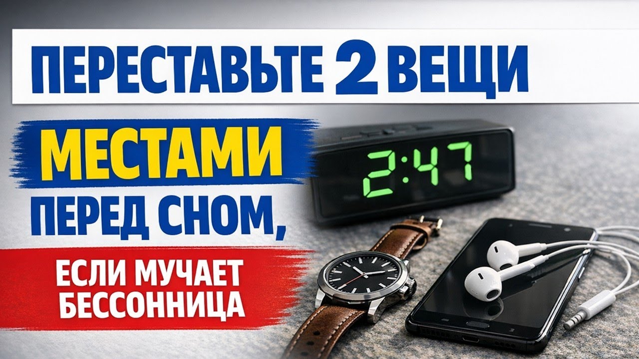 Переставьте эту вещь перед сном и посмотрите, что станет с бессонницей и вашим здоровьем