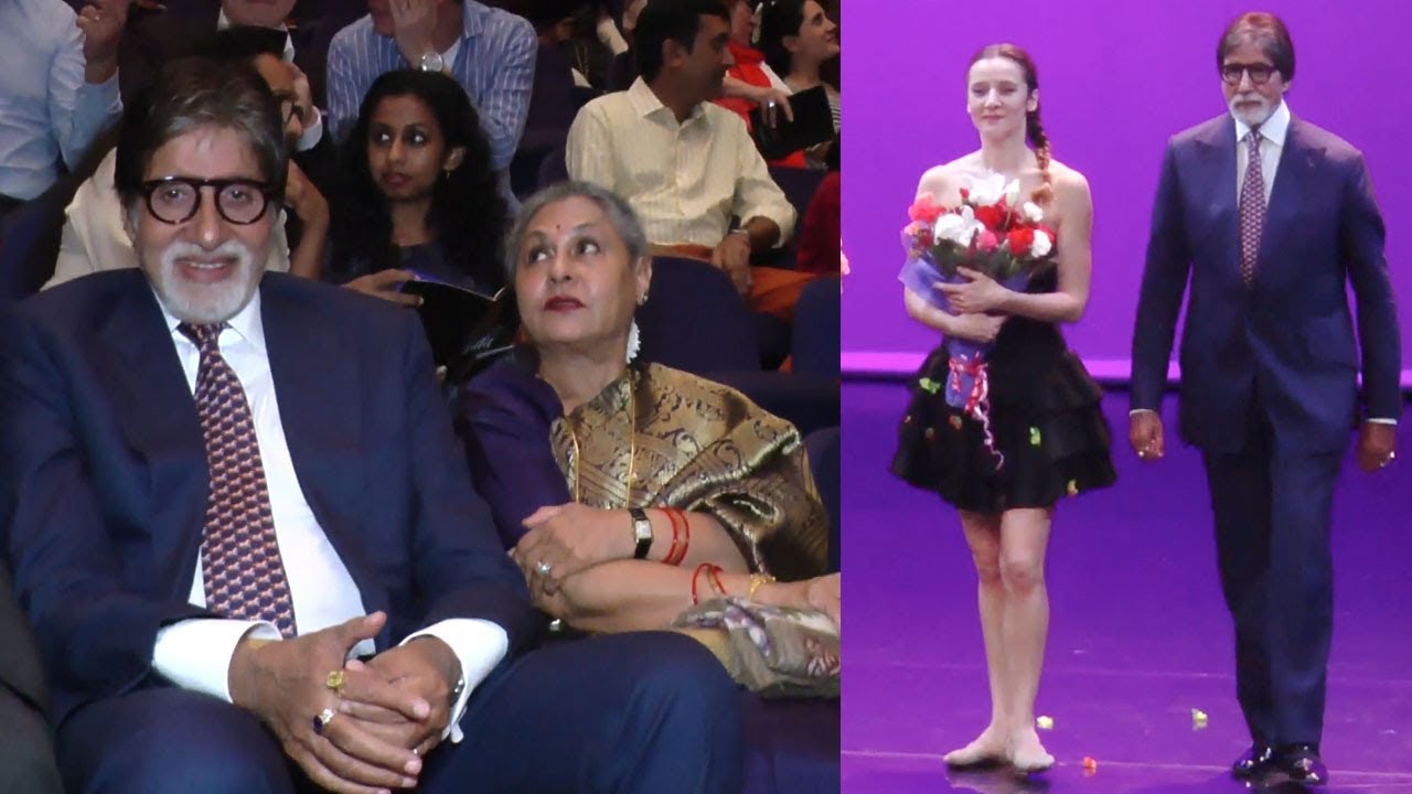 Amitabh Bachchan & Jaya Bachchan Attend Paris Ballet Legends Evening