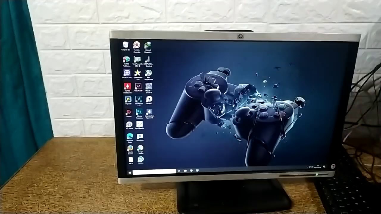 Review Monitor HP 22 inch harga 700 ribu Bisa di putar jadi potret