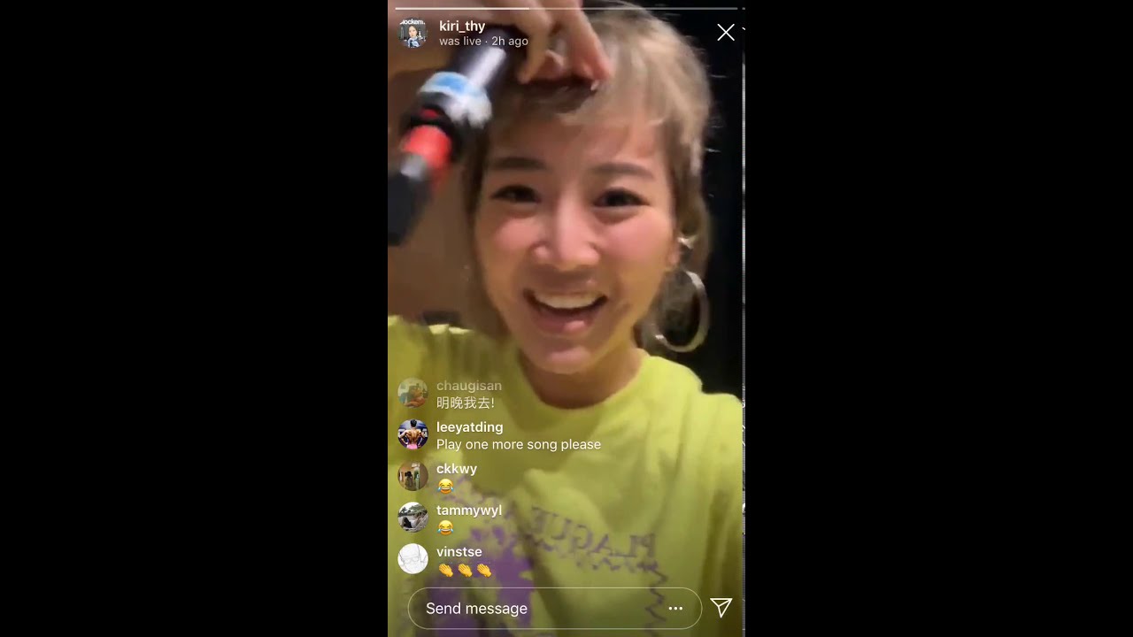 Kiri T｜IDontBelieveInClosures｜Golden Kiri｜ig live 190409