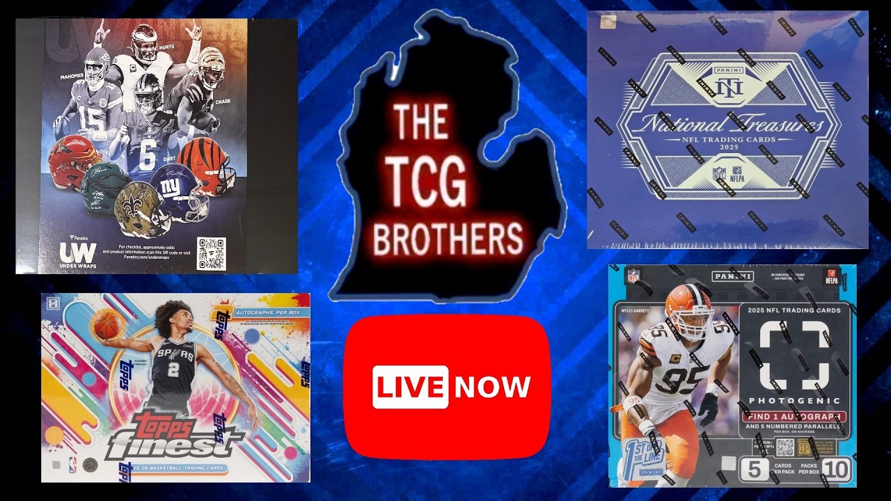 Breaks 885-888 - Photogenic FOTL Release Weekend! National Treasures NFL 2025 Hobby Box Break!