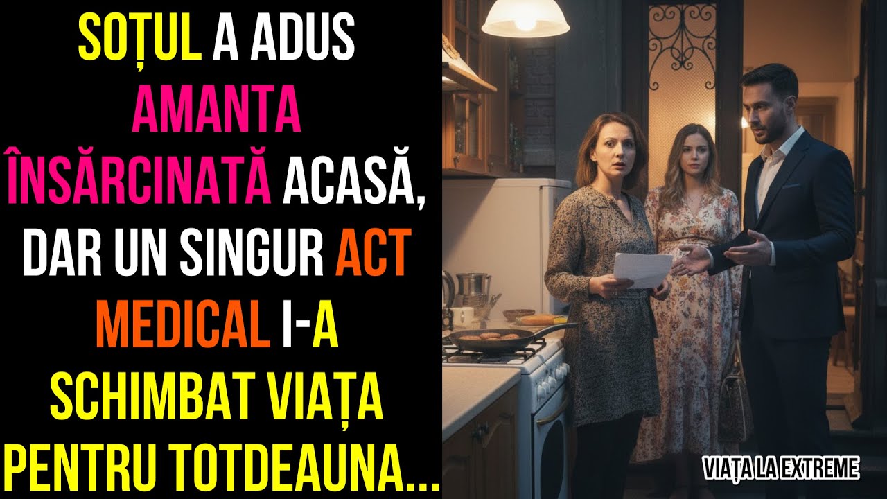 Soțul a adus amanta însărcinată acasă, dar un singur act medical i-a schimbat viața pentru totdeauna