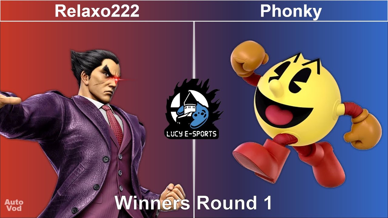 Relaxo222 (Kazuya) vs Phonky (Pac-Man) - LuCy #18 (Monthly) Winners Round 1