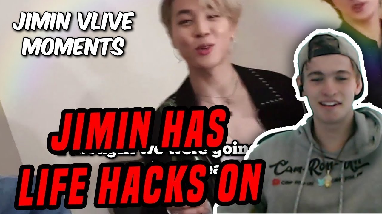 jimin being goofy on vlive Reaction