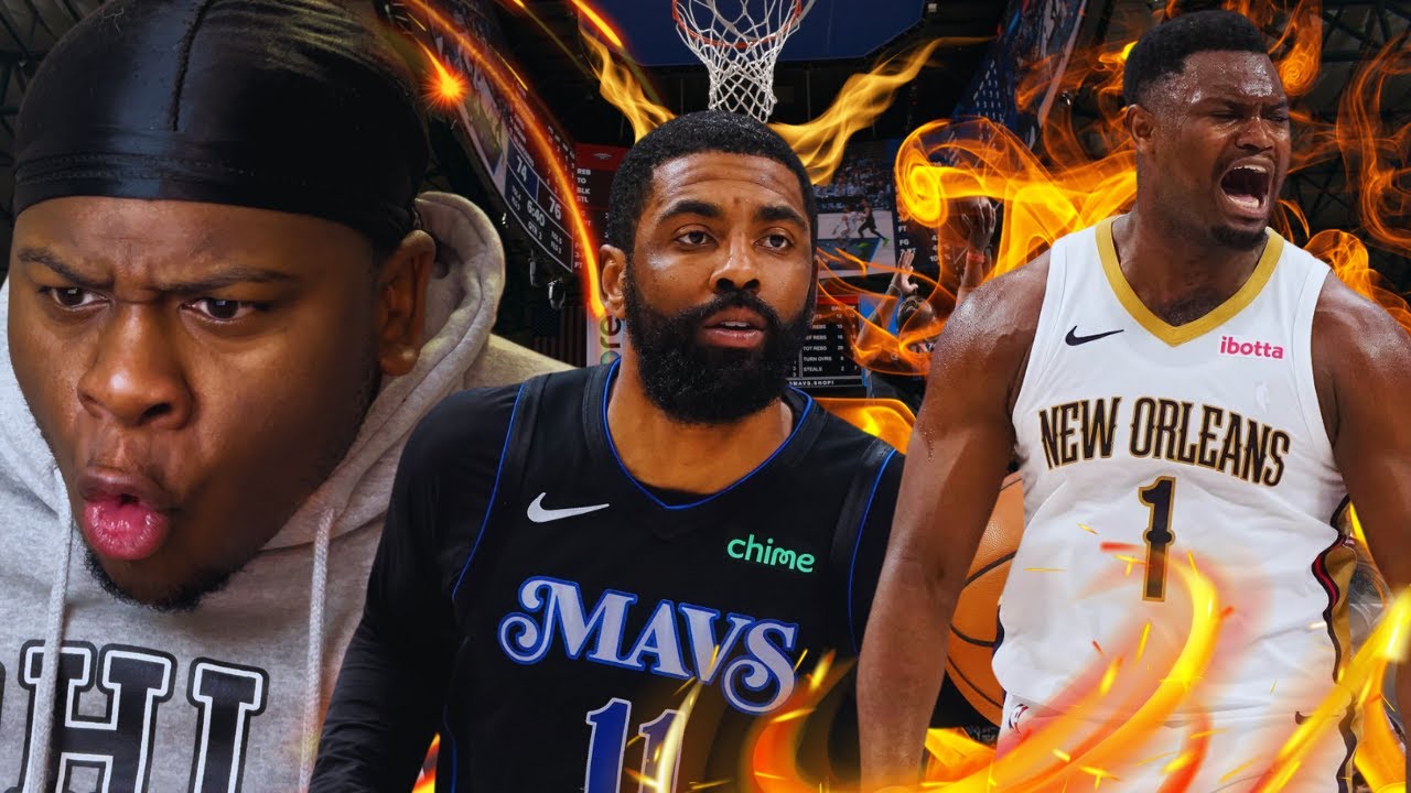 BROTHER IRVING WENT *GOD MODE* New Orleans Pelicans vs Dallas Mavericks *REACTION* ZION *BEASTMODE*