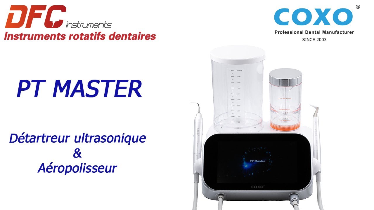 PT MASTER Coxo -  Détartreur ultrasonique - Aéropolisseur 2 en 1