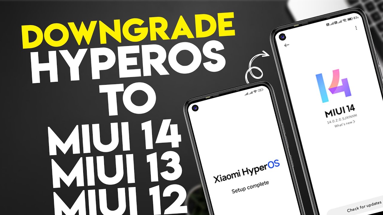 DOWNGRADE HyperOS To Any MIUI Version MIUI 14/MIUI 13/MIUI 12 - Official Method🚀