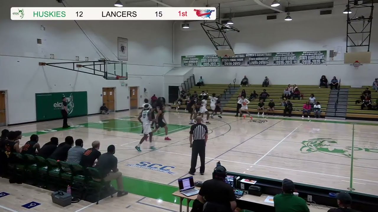 ELAC Huskies Men's Basketball vs Pasadena City College Lancers