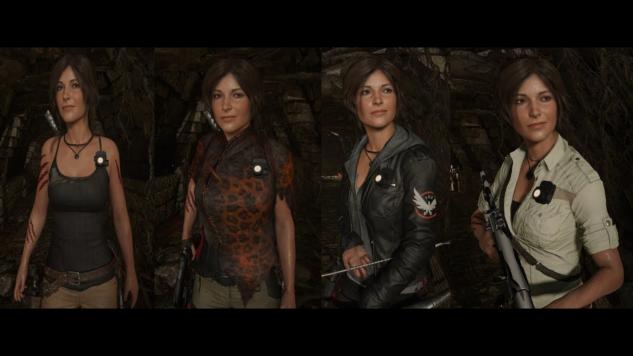 Shadow of the TR Jaguar Cloak, White-Br Adventurer, 2013 TankTop. Division Jacket , Silver Bow Mod.