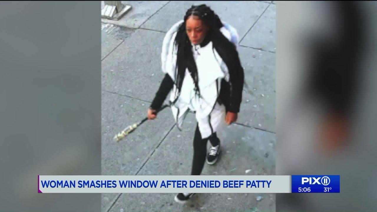 Woman smashes Bronx restaurant windows after denied beef patty