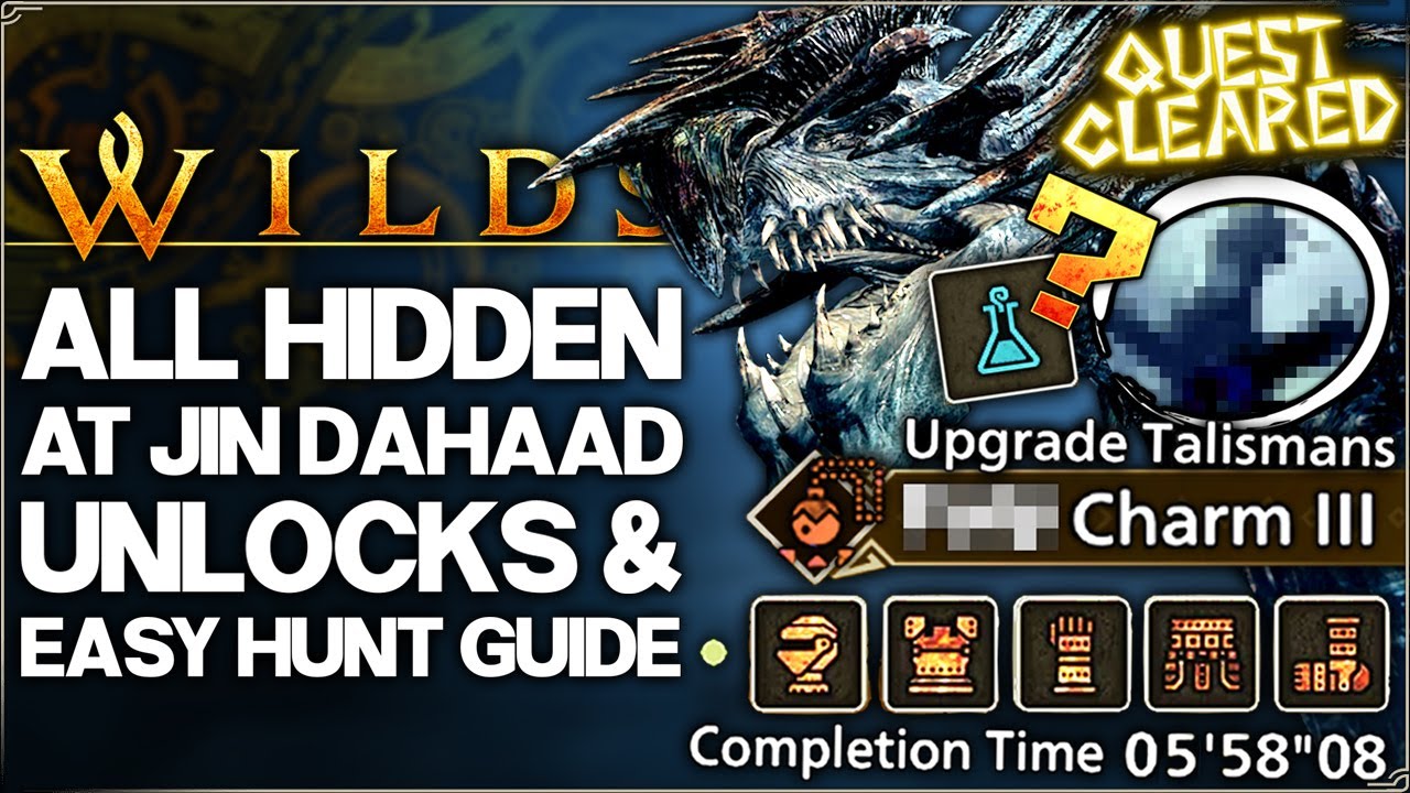 Monster Hunter Wilds - Arch Tempered Jin Dahaad Secret Unlocks, New Attacks, Easy Hunt & More Guide!