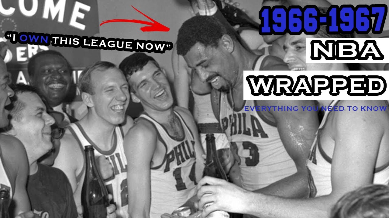 1966-1967 NBA SEASON IN 8 MINUTES | NBA WRAPPED *RARE FOOTAGE*