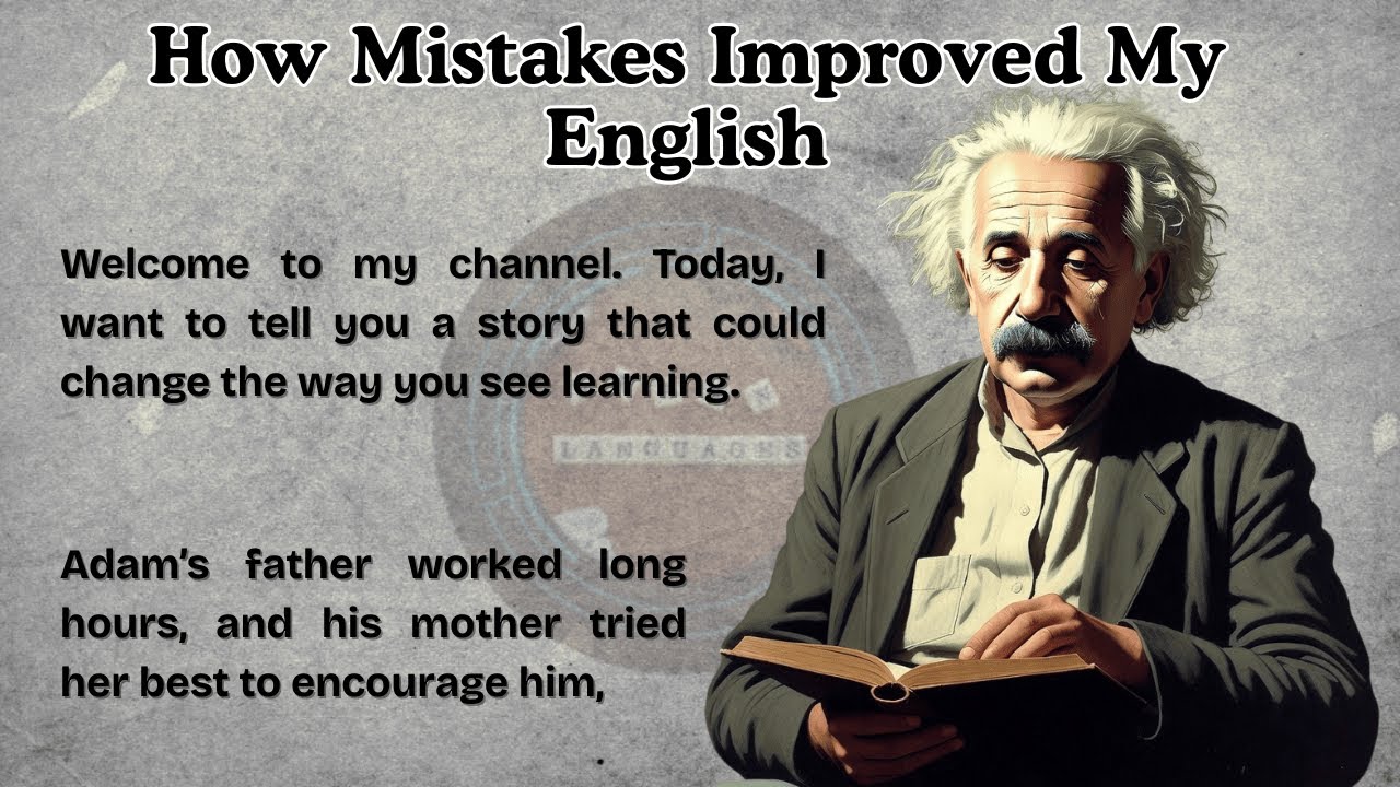 How Mistakes Improved My English || Improve Your English Through this Easy English Story || Practice