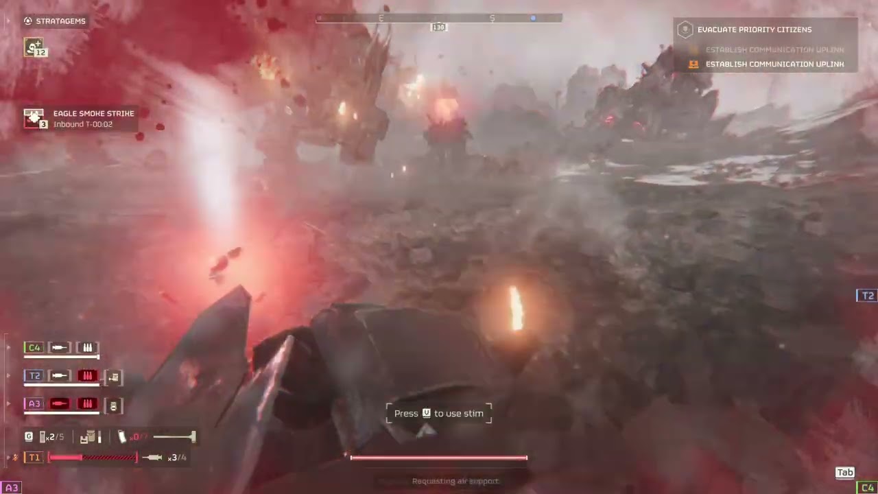 HELLDIVERS 2 Does Breaching Hammer And Smoke Help Fight Hulk Surges?