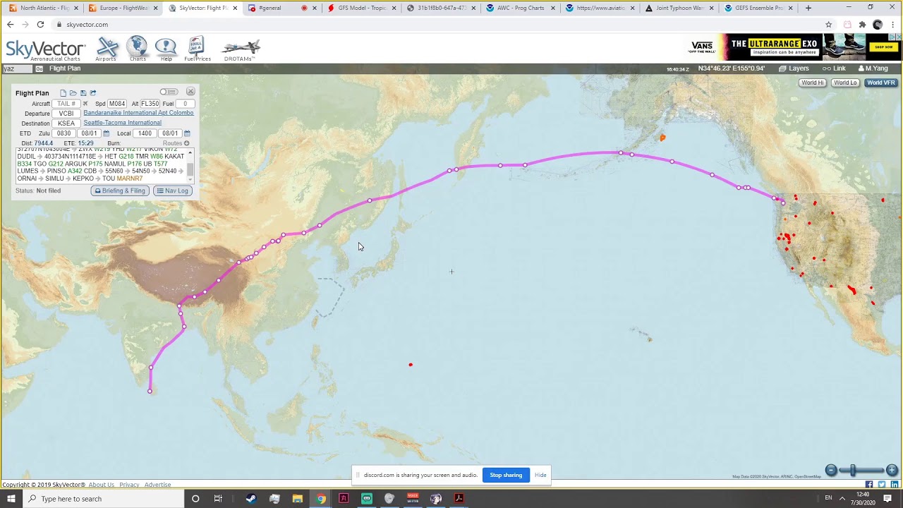Saturday Groupflight Event Route Meeting