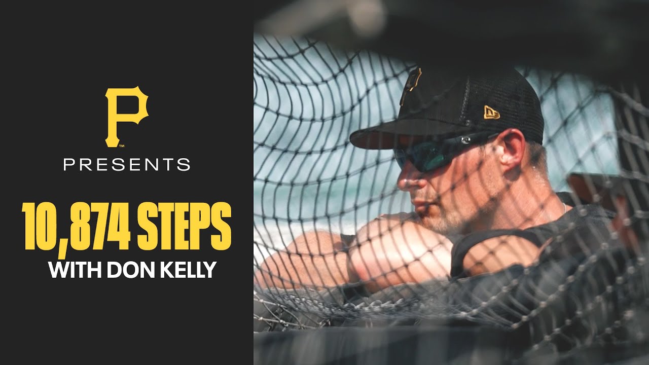 10,874 Steps in a Day with Bench Coach Donnie Kelly | Pittsburgh Pirates
