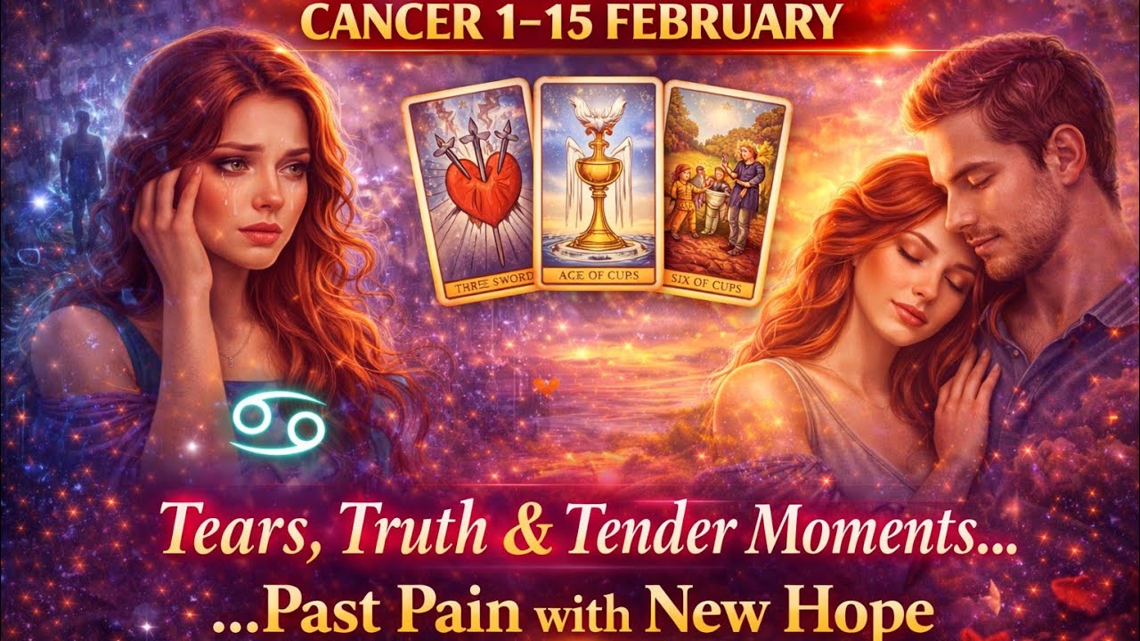 CANCER ♋️ KARK RASHI ♋1-15  February 💖 Tears, Truth & Tender Moments...Past Pain with New Hope